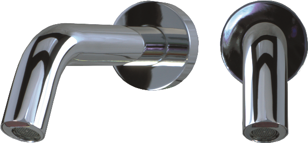 Sensorkranen Aquasensor funis-wall Wandmodel sensorkranen 90-190mm